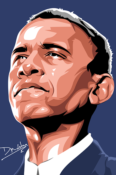Obama bra branding cartoon digital art graphic design illustration vector art vector illustration vector portrait
