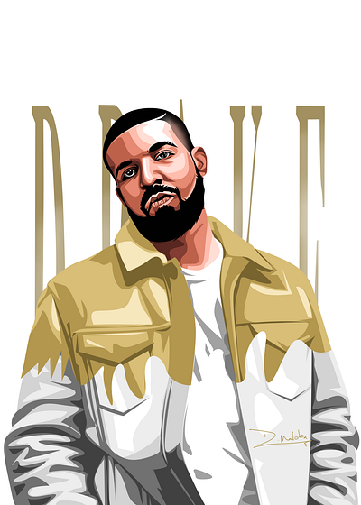Drake advertising branding cartoon design digital art graphic design illiustration illustration logo vector art vector illustration vector portrait