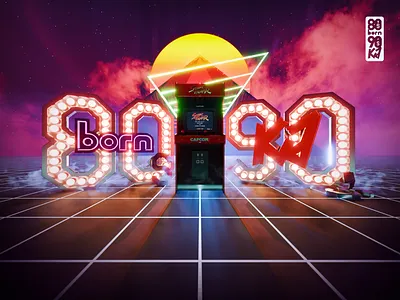 80s born 90s kid 3d 3d illustration arcade machine blender capcom design illustration street fighter