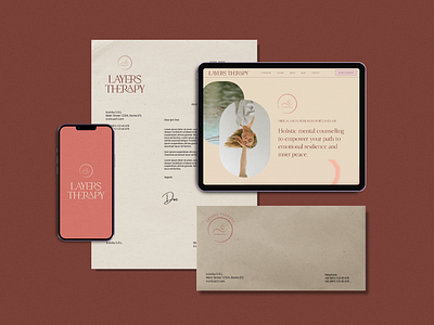 Layers Therapy Brand Identity brand design brand identity design brand strategy branding branding design creative direction logo logo design mental health therapy brand