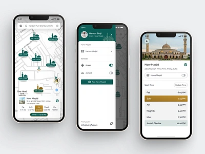 Masjid Nearby App figma funding islamuiux masjid masjidapp prayer spirirtual app startups ui ux