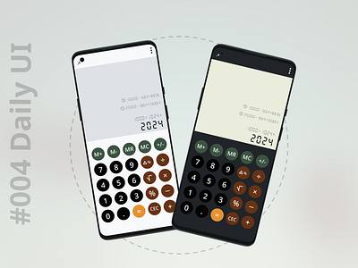 Calculator UI - Inspired by Dieter Rams Good design principal
