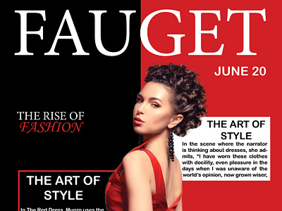 fashion magazine cover design fasion graphic design indesign magazine magazine cover