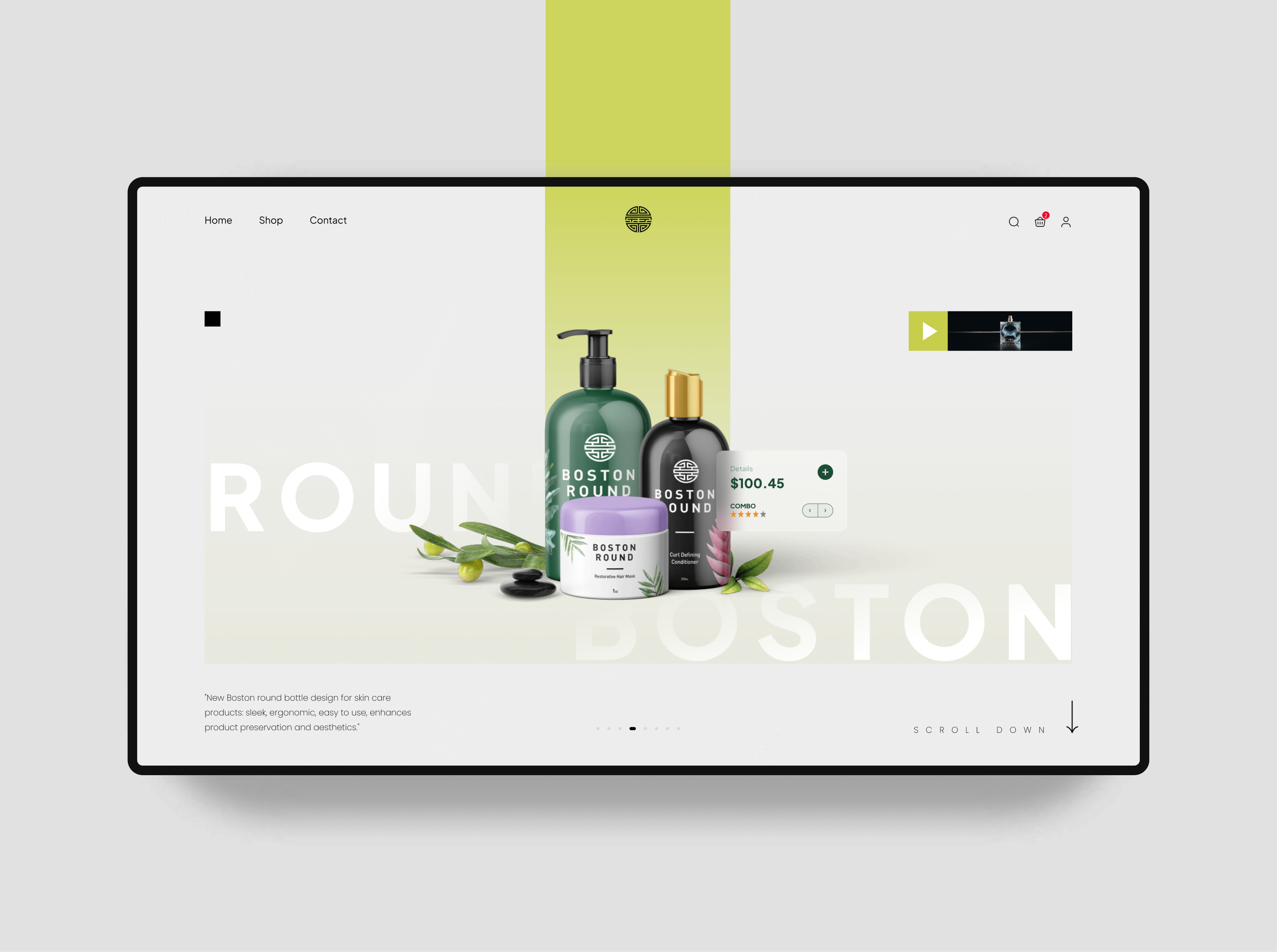 Example of Landing Page Design Service