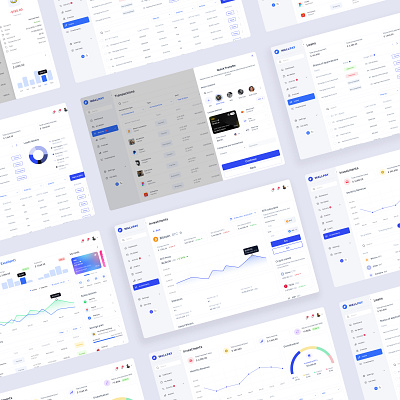 Bank & Invesment - App Web UI 💻 🏦 bank crypto dashboard desktop finance fintech graphic design metrics mobile ui uiux