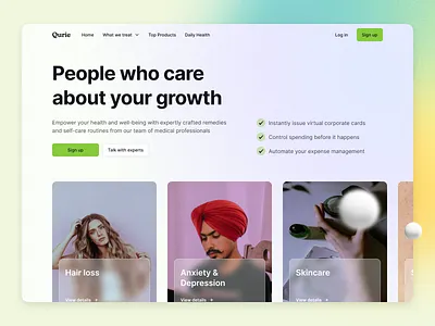 Healthcare landing page healthcare landing page medical ui ux website design