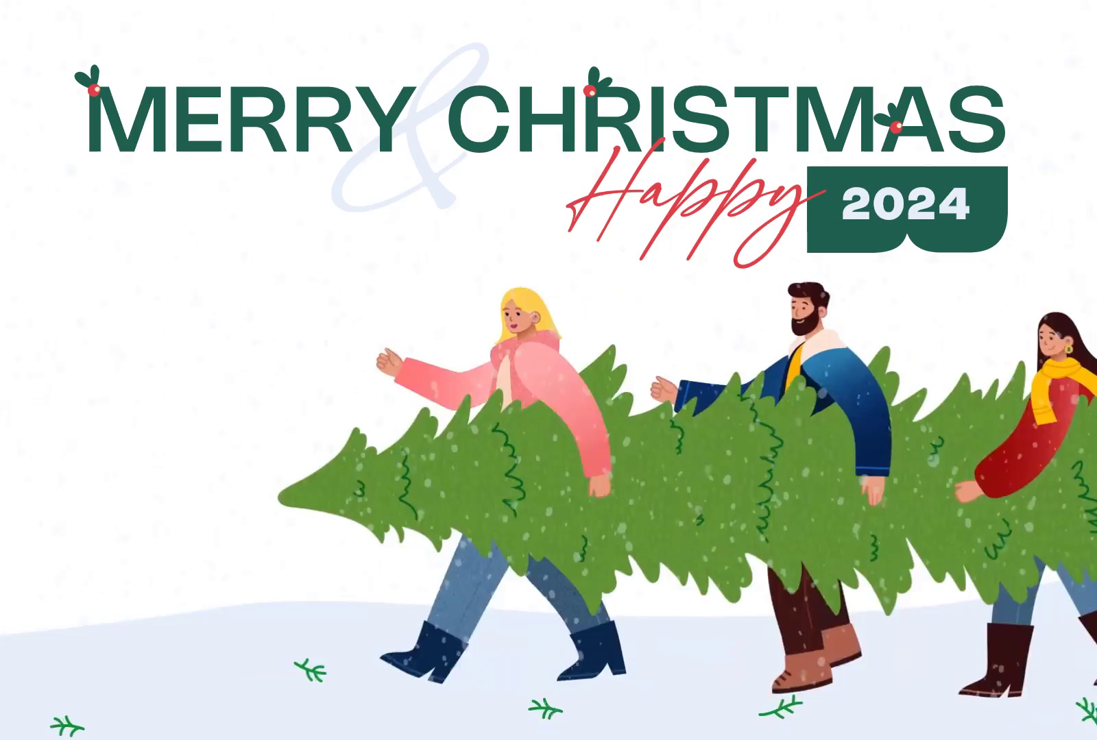 Animated Christmas card by Reprezent 🇺🇦 Presentation Design Company on