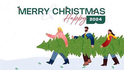 Animated Christmas card animation christmas christmas card graphic design illustration keynote design motion graphics playfull design power point powerpoint presentstion typography winter winter holidays