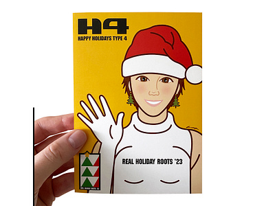 R4 // holiday card // 2023 1998 1999 bisonte card christmas holiday holiday card namco playstation racing ridge racer ridge racer type 4