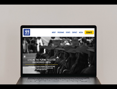 Website Redesign for NFL nonprofit branding design graphic design ux web design