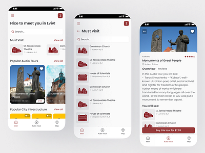 Travel Mobile App app ui ux