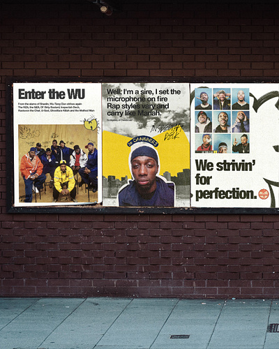 Poster series about Wu-Tang graphic design hip hop hip hop culture hip hop music poster poster series posters rap wu tang wu tang clan