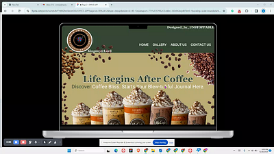 COFFEE WEBSITE 3d animation coffee uiux coffee website dribble designer figma design motion graphics ui ui design ui web uiux ux landing page