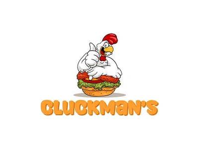 CHICKEN BURGER LOGO burger chick chicken food hen logo