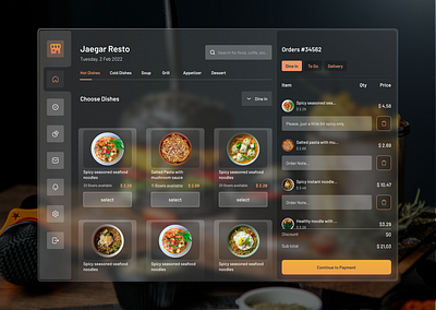 Food order dashboard dashboard food dashboard ui ui design uiux userinterface