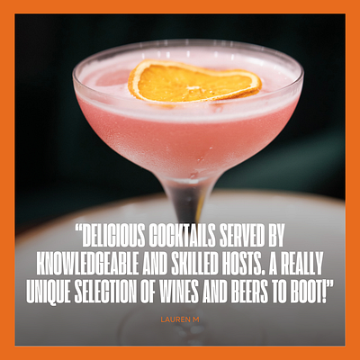 Cocktail Bar Social Media Tiles cocktail bar cocktails customer review design graphic design hospitality instagram layout movie theme post design posts social media social media design social tiles static static design testimonial tile design