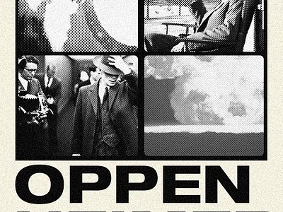 OPPENHEIMER design graphic design movie oppenheimer poster