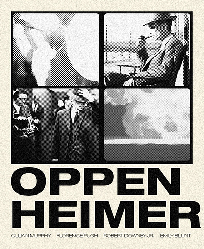 OPPENHEIMER design graphic design movie oppenheimer poster