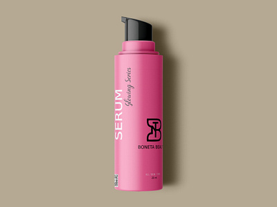Boneta Beauty Skincare | Label Design bottle branding cosmetic design graphic design label design packaging design