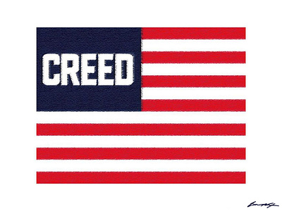 Creed USA Flag america american boxing creed flag michael b. jordan patriotic rocky rocky balboa sylvester stallone usa