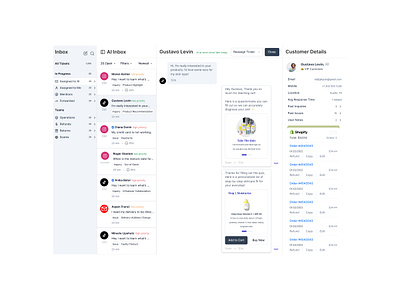 Automated CRM system that responds to Social Media Comments/ DMs crm product design ux