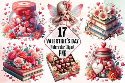 Valentine's Day Clipart Bundle 3d animation app branding design graphic design illustration logo ui vector