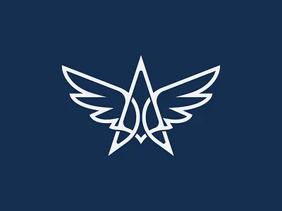 Letter A Angel. angel awesome logo clean logo cool creative logo flat logo fly letter a lettering line art logo ideas logo inspiration minimalist logo star typogarphy wing