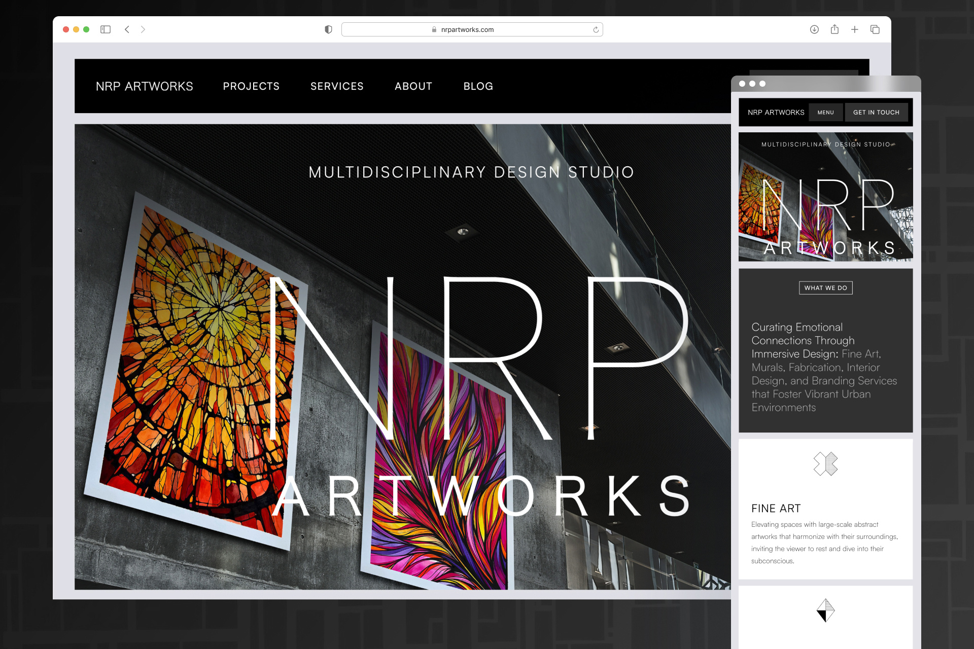 Web Design | Immersive Design Studio brand brand identity brand strategy branding copy writing creative direction design design studio graphic design logo ui uxui visual design web design
