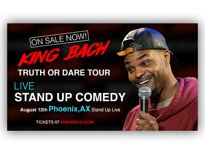 KINGBACH's Tour design flyer graphic design kingbach poster