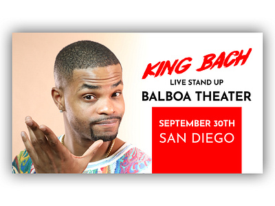 KINGBACH's Tour advertising design flyer graphic design kingbach kingbachtour poster