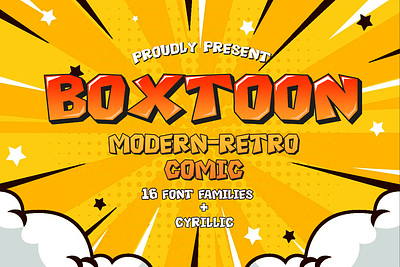 Boxtoon Modern-Retro Comic digital crafts