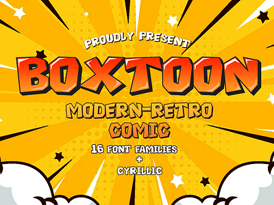 Boxtoon Modern-Retro Comic digital crafts