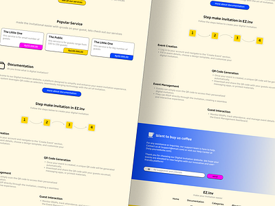 EZ.inv Landing Page Design e commerce hero section htmlcss landing page landing page deisgn ui uiux uiux website web app design website website deisgn