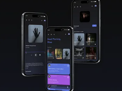 Podcast App design mobile mobile app podcast podcast app ui uiux ux