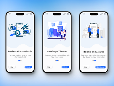 Onboarding - Real Estate App ai art branding design estate onboarding graphic design illustration logo onboarding onboarding real estate app onboarding app onboarding for real estate app onboardings real estate real estate app real estate app design real estate app onboarding rent app rent app onboarding ui vector