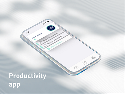 Productivity app concept ux