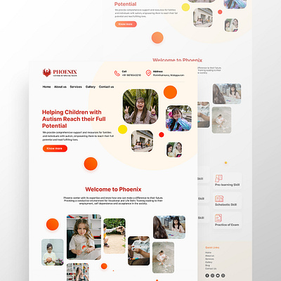 Website Design - Buds School branding clean ui college website landing page minimal school website ui ui design