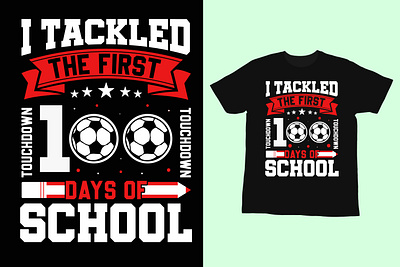 100 SCHOOL AND BASEBALL T-shirt Design, best tshirt fashion