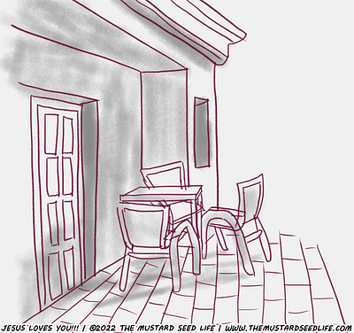 Cafe Outdoor Dining | Digital Environment Sketch Study cafe dining environment jesus loves you!!! learn learning outdoor outside perspective practice setting sketch sketch study study the mustard seed life