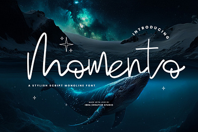 Momento – A Stylish Script Monoline Font organic