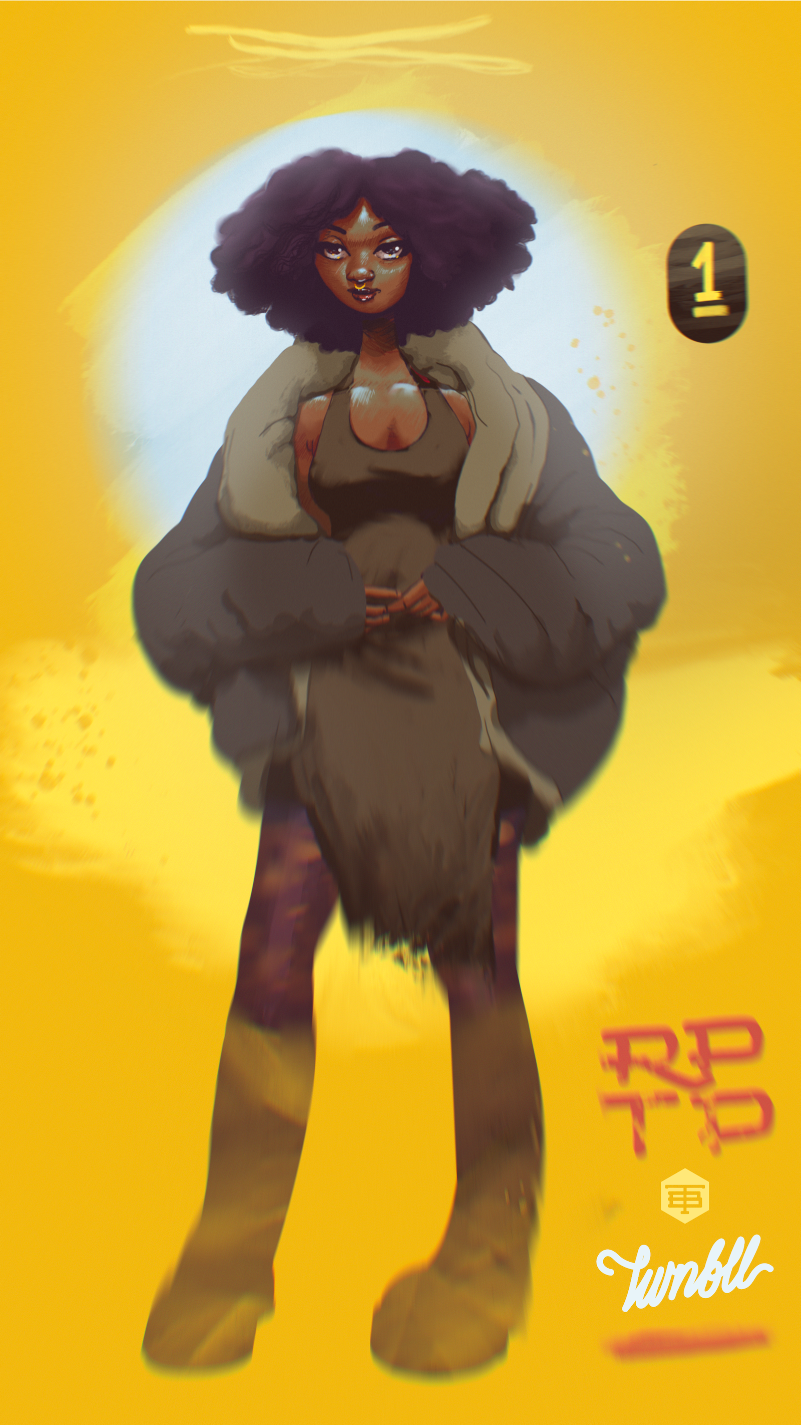 One Love | Winter Women's Collection adobe premiere character design illustration procreate sketching twinbull twinbullcreate