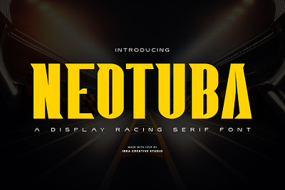 Neotuba – A Display Racing Serif Font bold