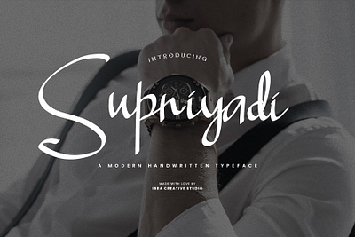 Supriyadi – A Modern Handwritten Typeface wedding font