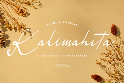 Kalimahita – A Signature Script Typeface branding