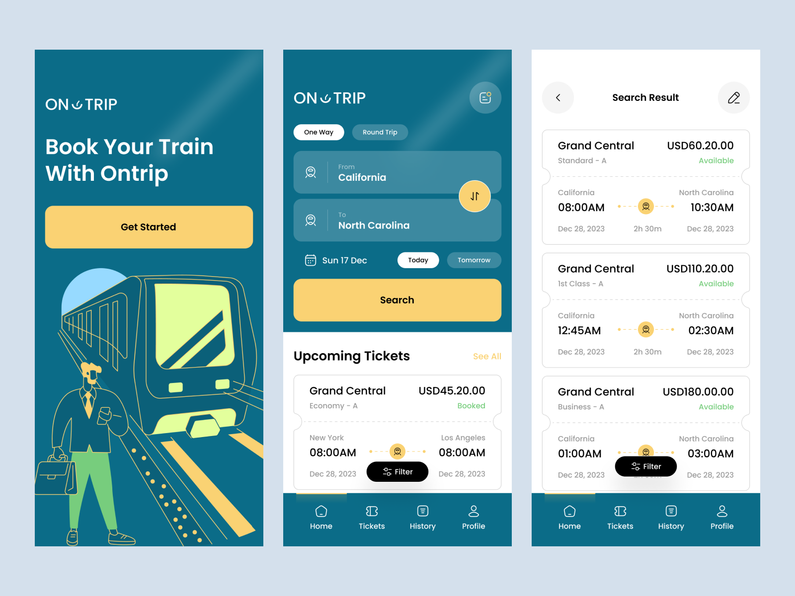 Browse Thousands Of Train Booking Images For Design Inspiration | Dribbble