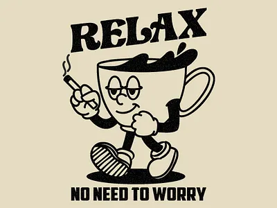 Coffee Retro Mascot Design branding cartoon coffee design mascot retro trending vintage