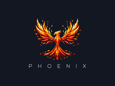 Phoenix Logo fire bird fire phoenix phoenix phoenix bird phoenix design phoenix logo phoenix vector design phoenix vector logo vector phoenix