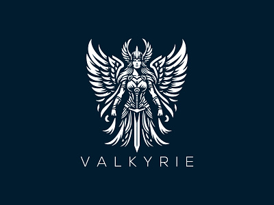 Valkyrie Logo valkyrie valkyrie logo valkyrie vector design valkyrie vector logo valkyries warrior women logo