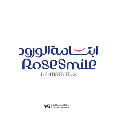 RosesSmile logo branding calligraphy logo design font graphic design icon illustration logo marks mascot monogram pictogram print typography ui vector