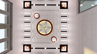 Ceiling design 3d animation architecture ceiling design